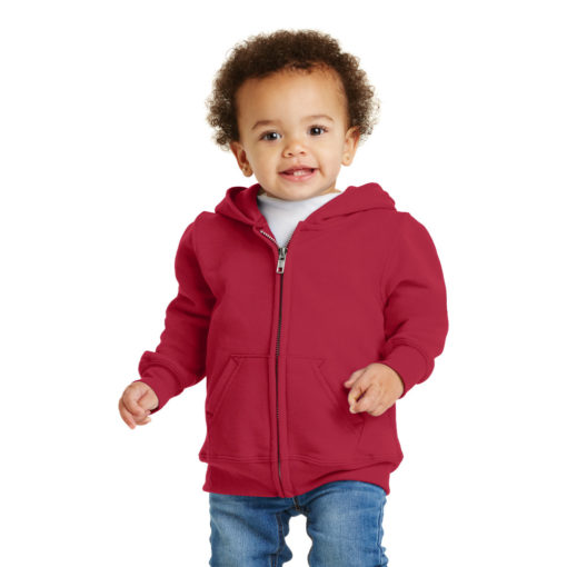 Port & Company Toddler Core Fleece Full-Zip Hooded Sweatshirt
